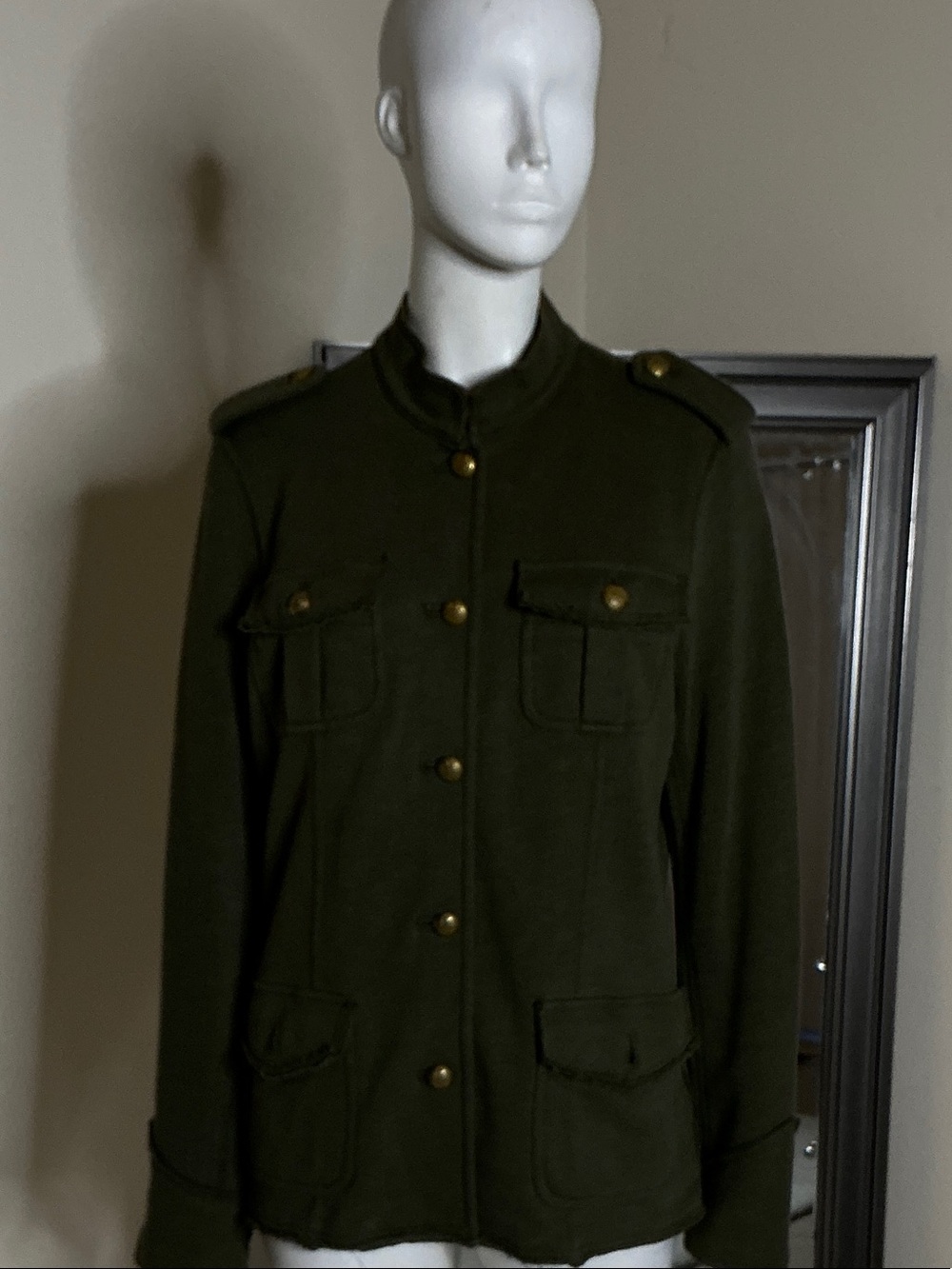 Ralph Lauren Olive Green Military Field Jacket